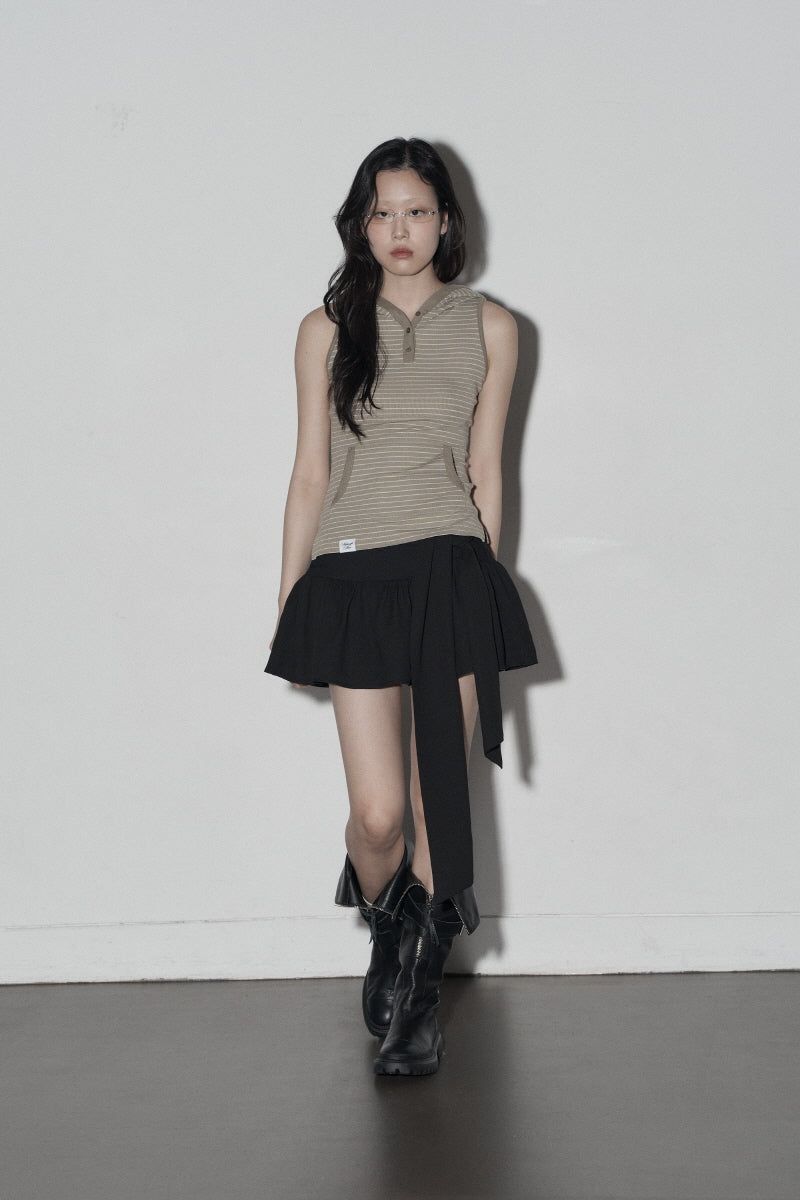 hd stripe top (khaki)