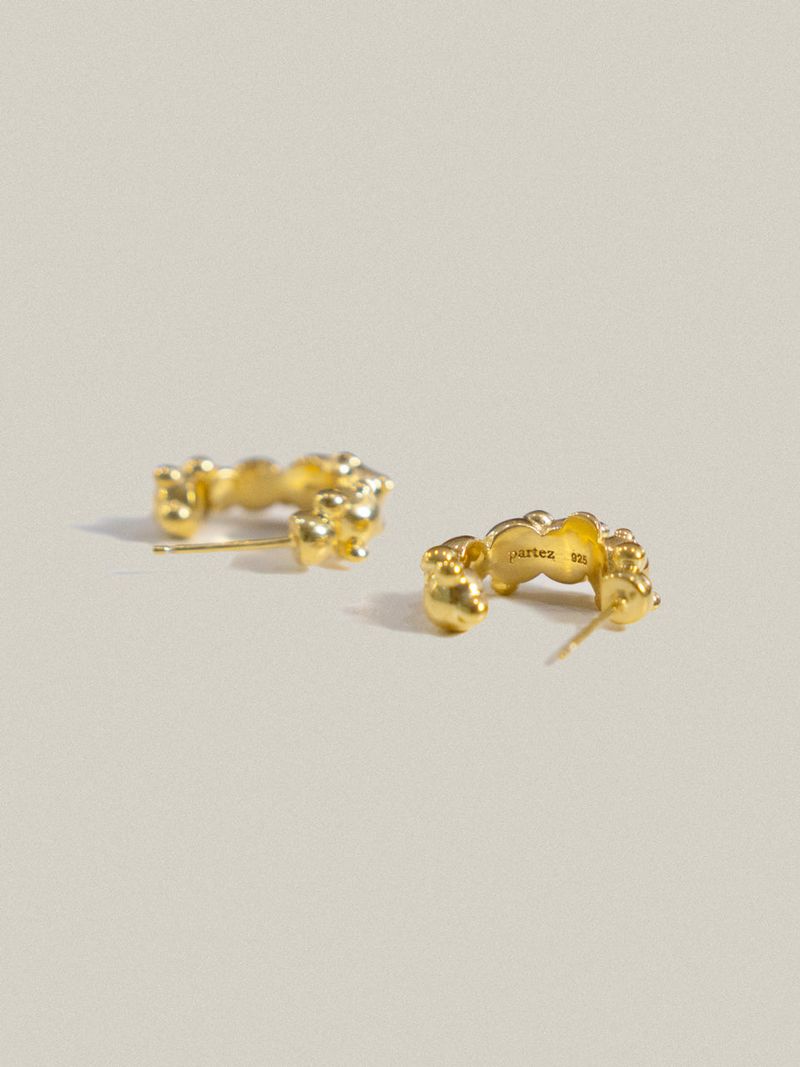Bubble Earrings Gold