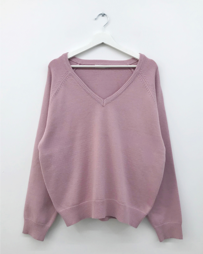 Encore Wool V-neck Knit (5color)
