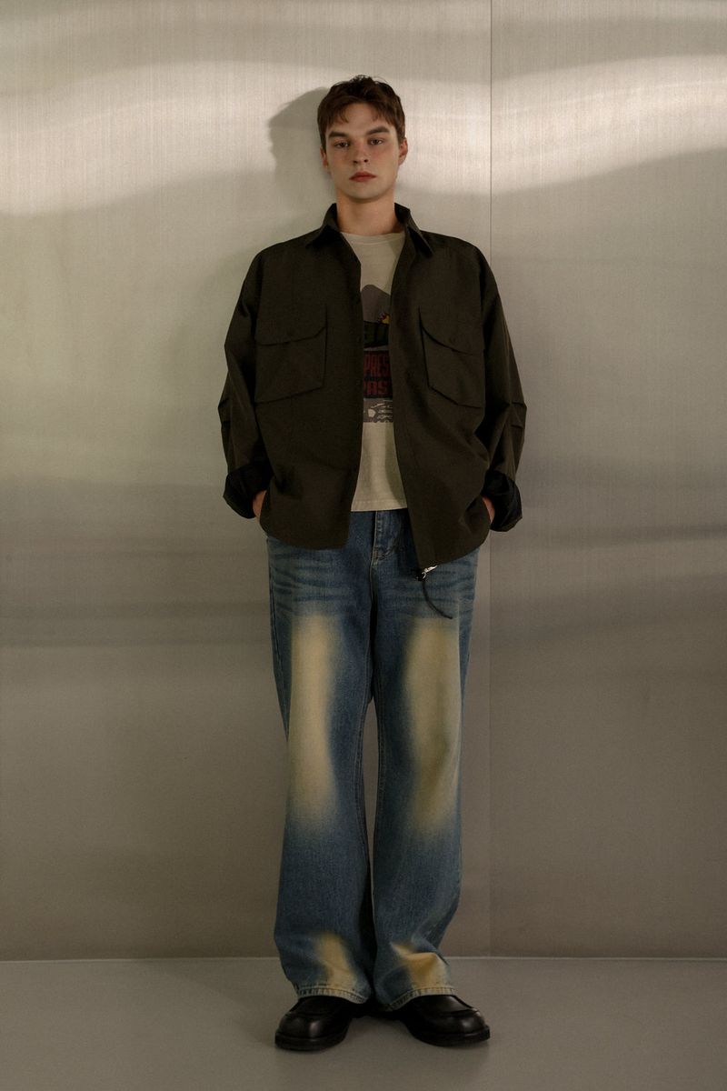 Nylon Max Oversized Pocket Shirt