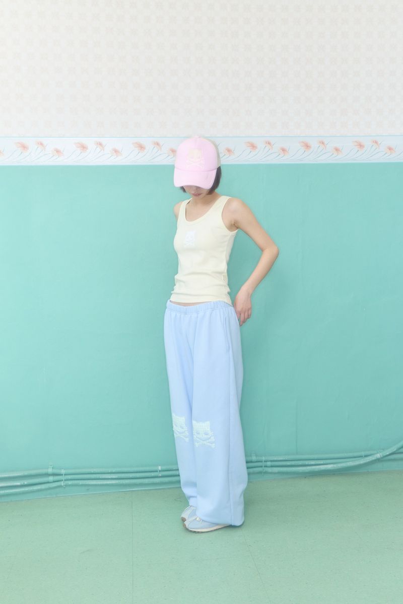 KIRI SKULL SLEEVELESS TOP (CREAM)
