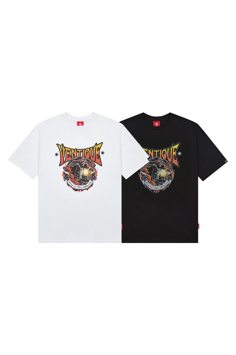 VENTIQUE Ghost Rider T-shirt 2color