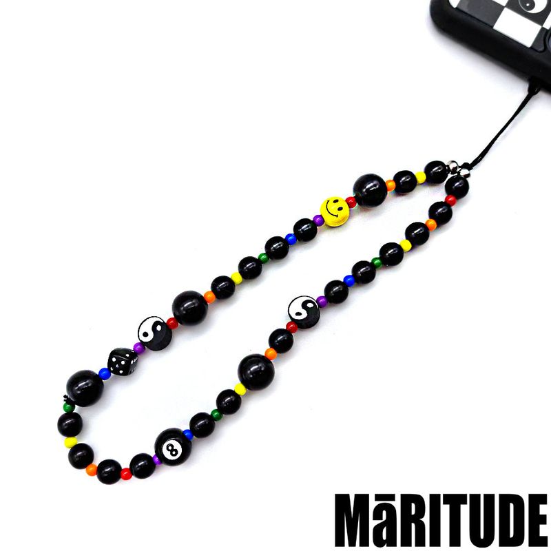 YINGYANG SMILE PHONE STRAP