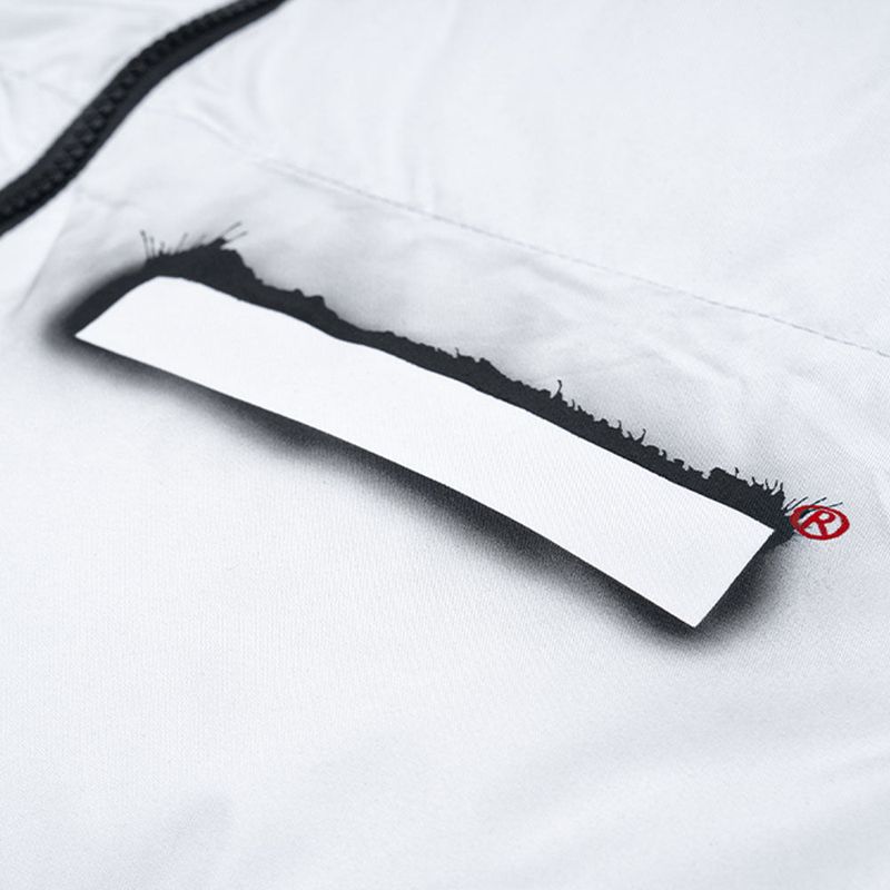 BBD Empty Sprayed Logo Padding Jacket (Light Gray)