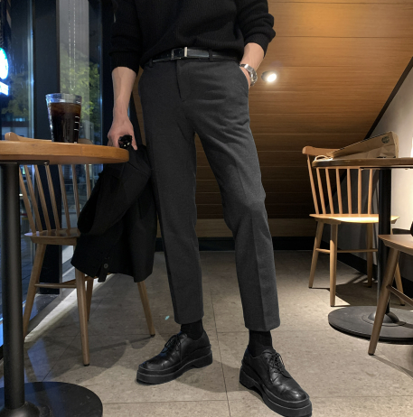 LOOKPLE（ルックプル）の「Crew Rovey Back Banding Slim Wool Slacks（Pants）」