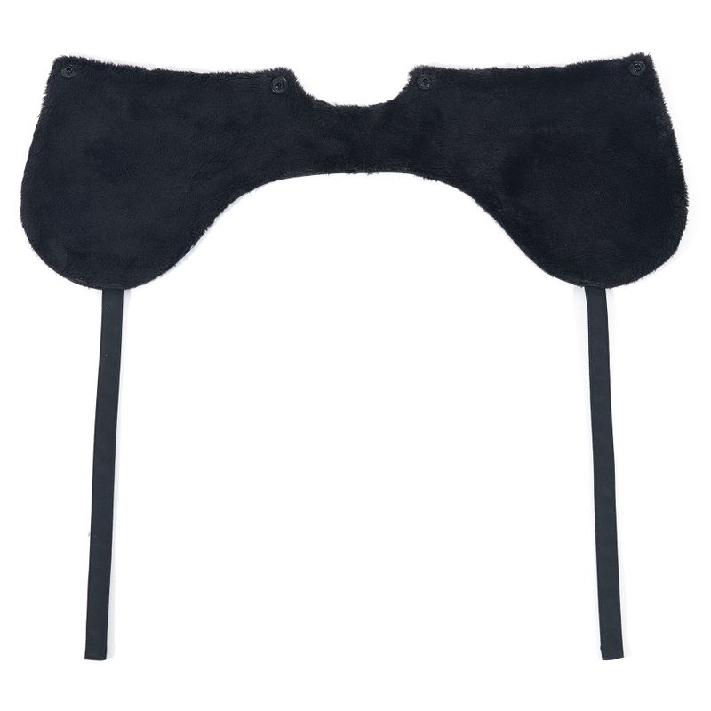 EAR FLAP BALL CAP BLACK / VELBOA FLAP