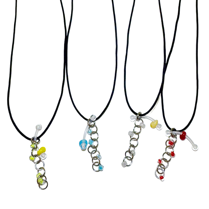 3amgang（スリーエイエムギャング）の「Pierced beads choker (4color)（Accessories）」