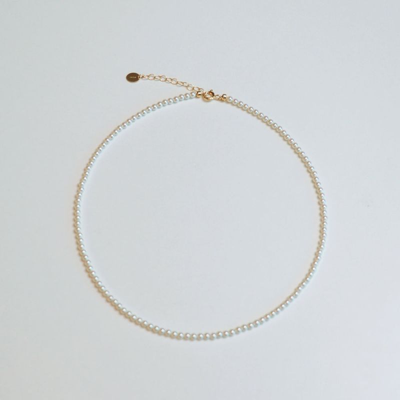 3mm pearl necklace