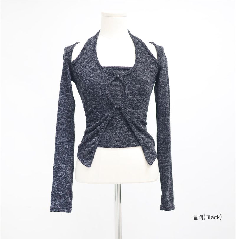 Raqueen Halter Team Knit T-Shirt
