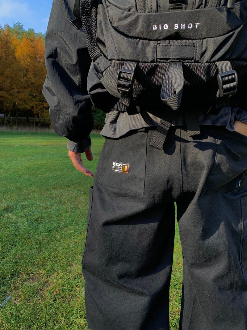 Patched Cotton American Carge Pants 2C