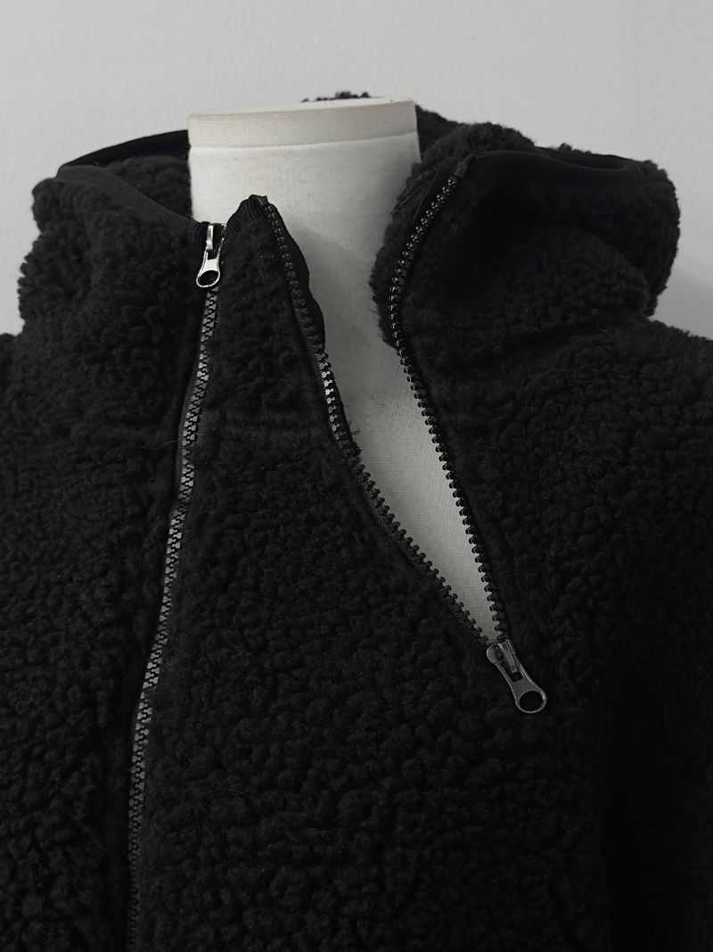[unisex] シェルパフーディーフリースジップアップ (2color)