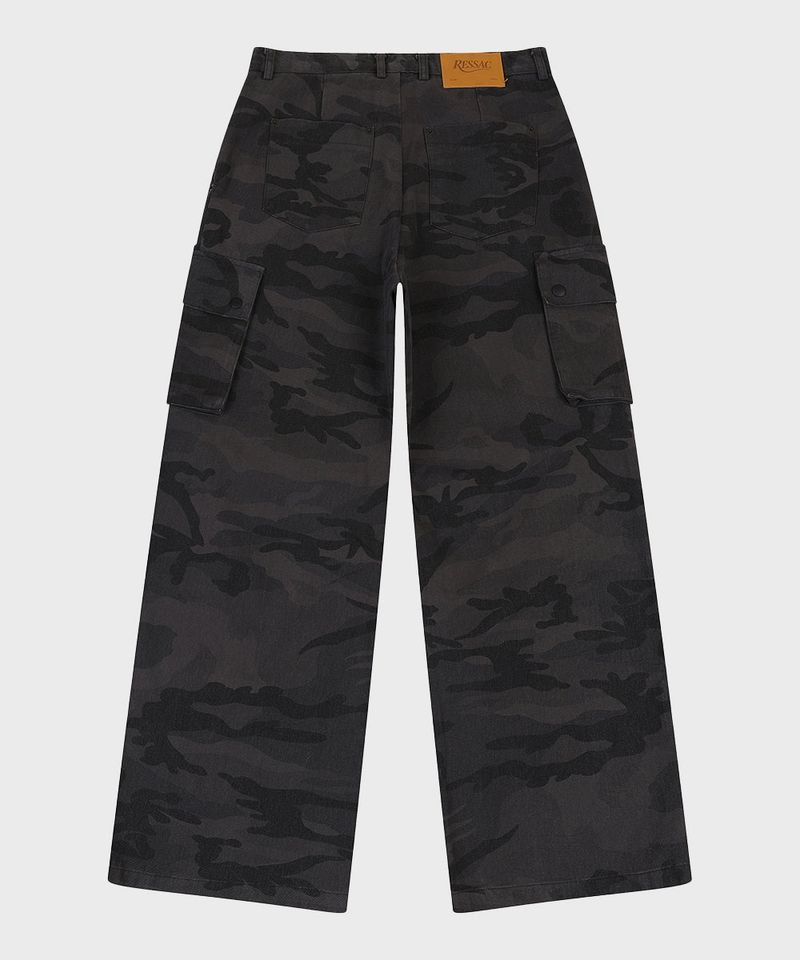 nomad camo parachute cargo pants charcoal