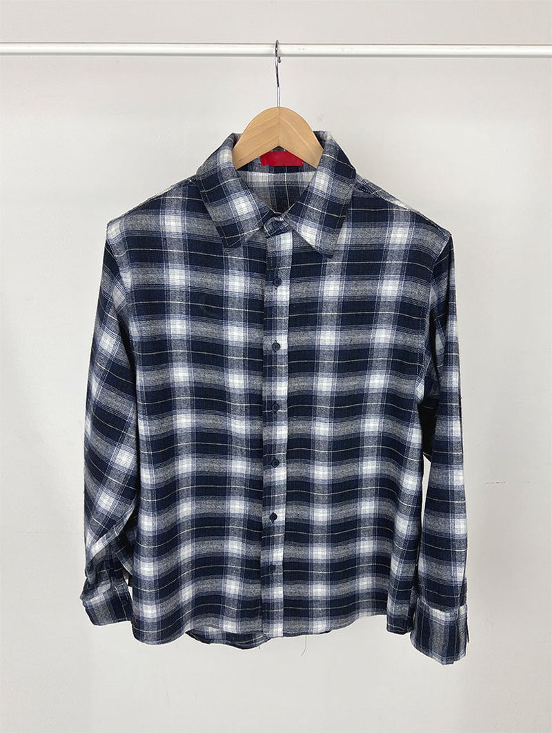 CREAM CHACK SHIRT (2C)
