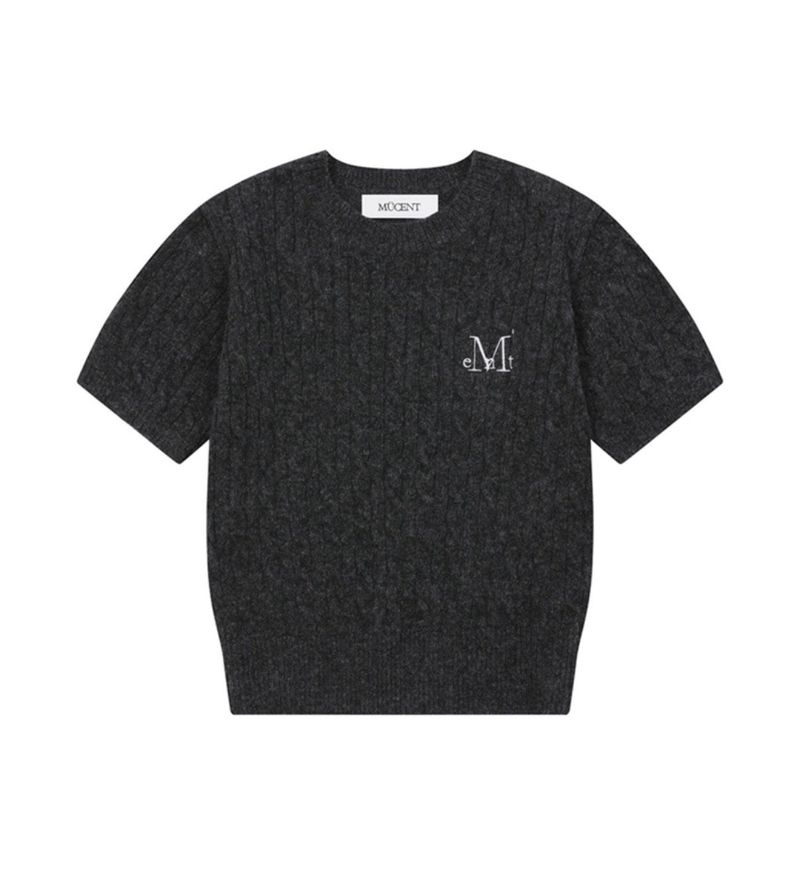 MUCENT（ムセント）の「JUNO ROUND NECK SHORT SLEEVE KNI（Tops）」