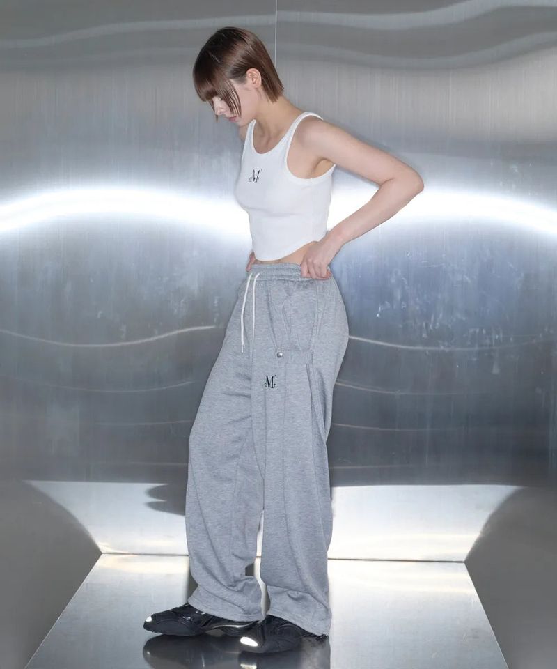 WEIR SIDE BUTTON SWEAT PANTS UNISEX (2COLOR)