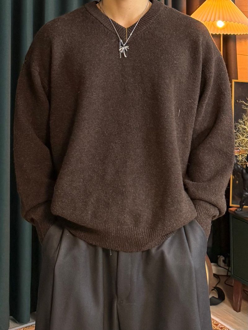 Airwool V-Neck Knit 6COLOR
