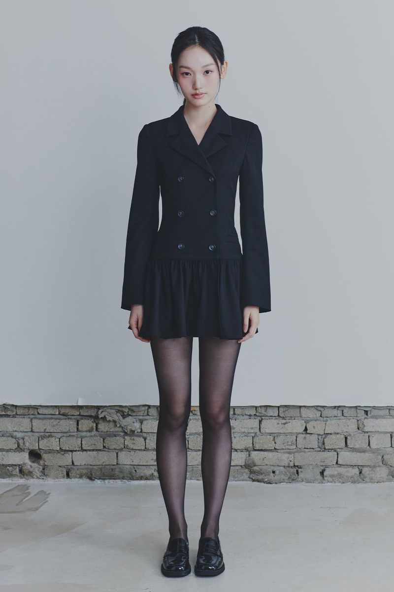 LIORA JACKET DRESS black