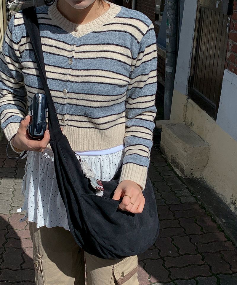 Mode Stripe Cardigan