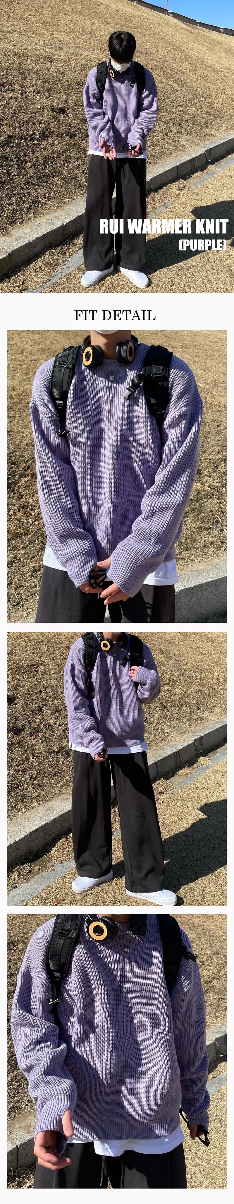 CLO WARMER ROUND KNIT(4COLOR)