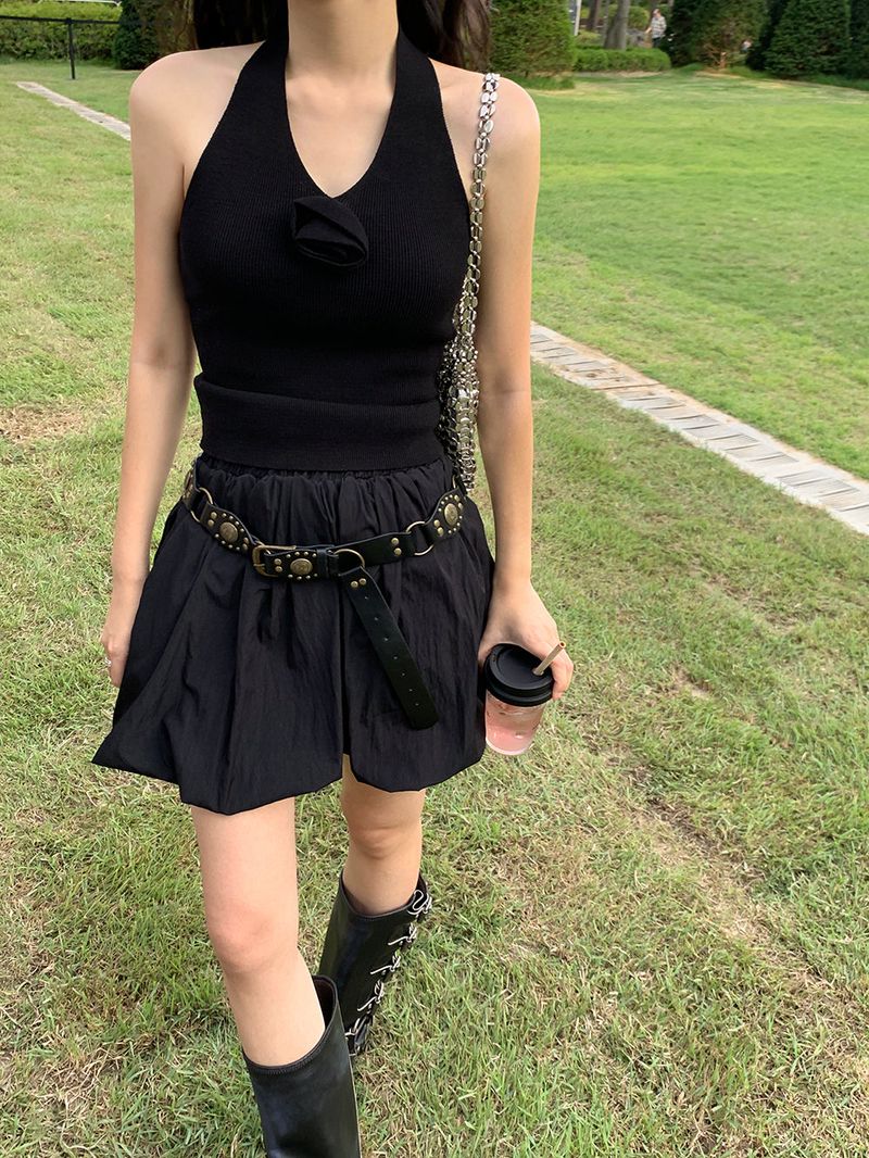 [MADE] VITO PUMPKIN MINI SKIRT