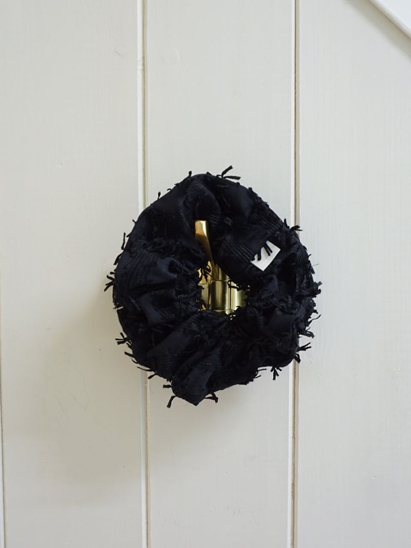 sloppipie（スロッピパイ）の「【MADE】 flutter petal scrunch [black] （Hair Accessories）」