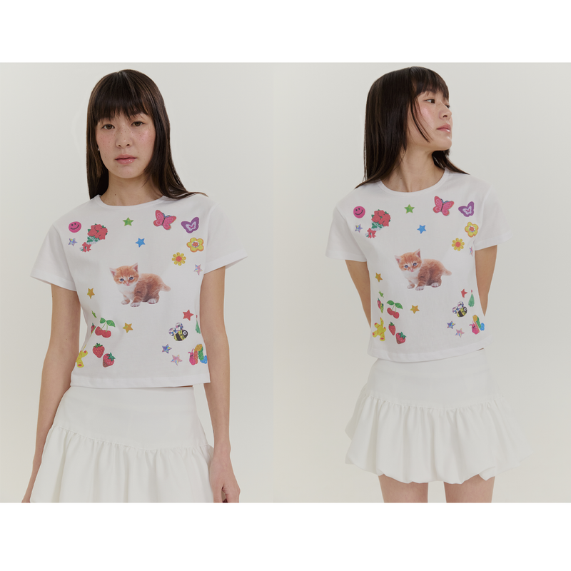 cat crop t-shirts