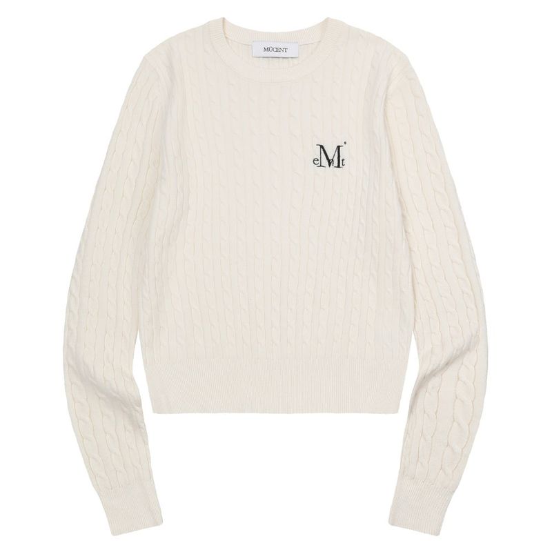 JIMMY R-NECK CROP KNIT (7COLOR)