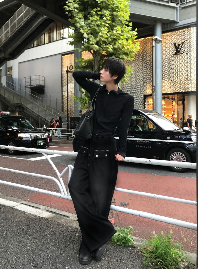 COSYHARU（コシハル）の「Washed Pocket Zipper Sweatpants（Pants）」