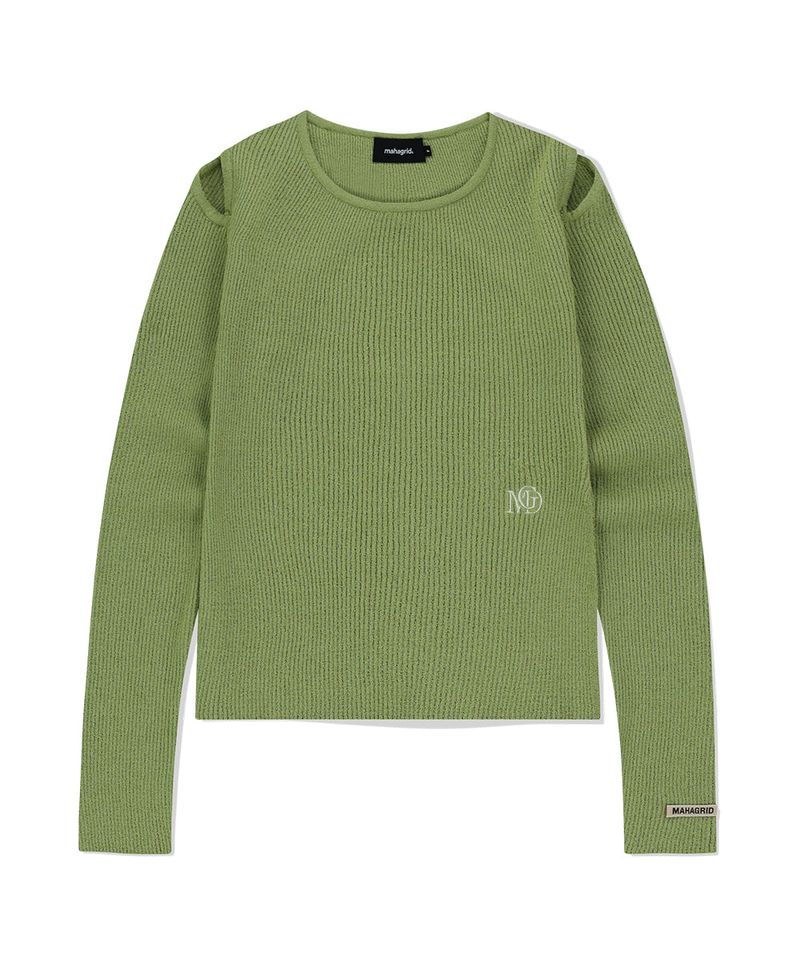CUT OFF LS KNIT