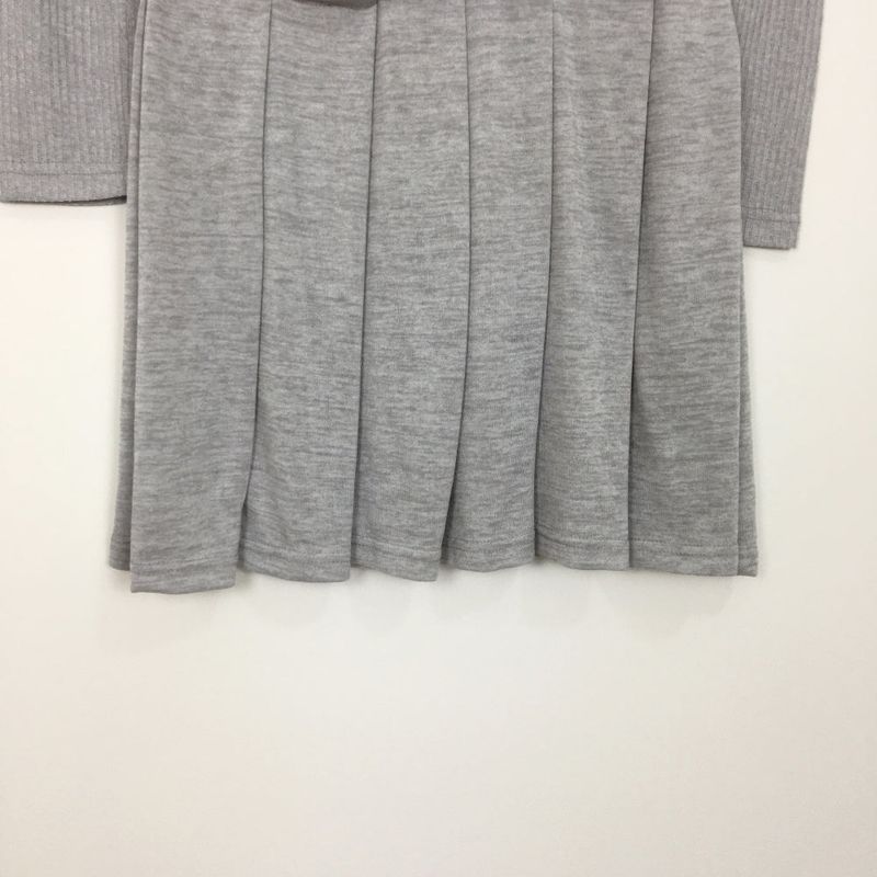 Low Knit Pleated One-Piece (3color) 