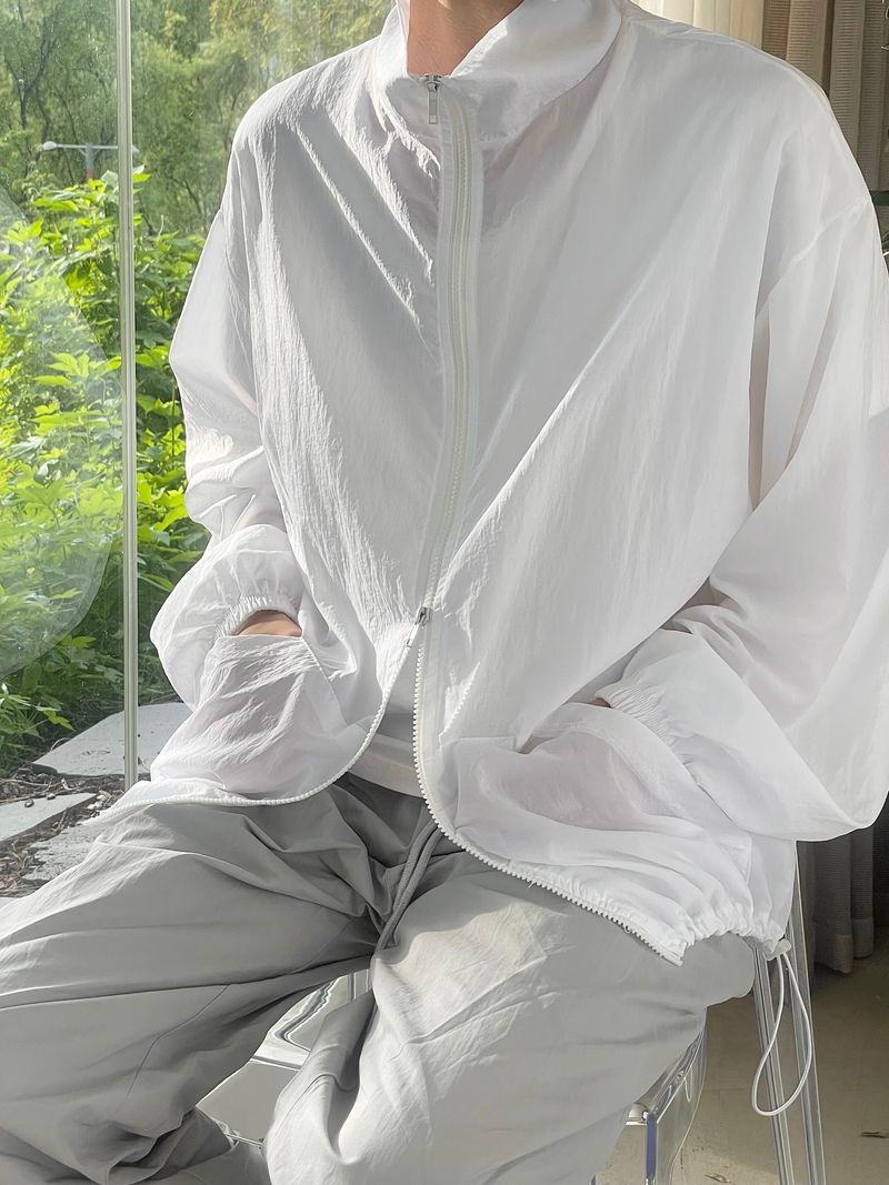 Balloon loose fit windbreaker JK