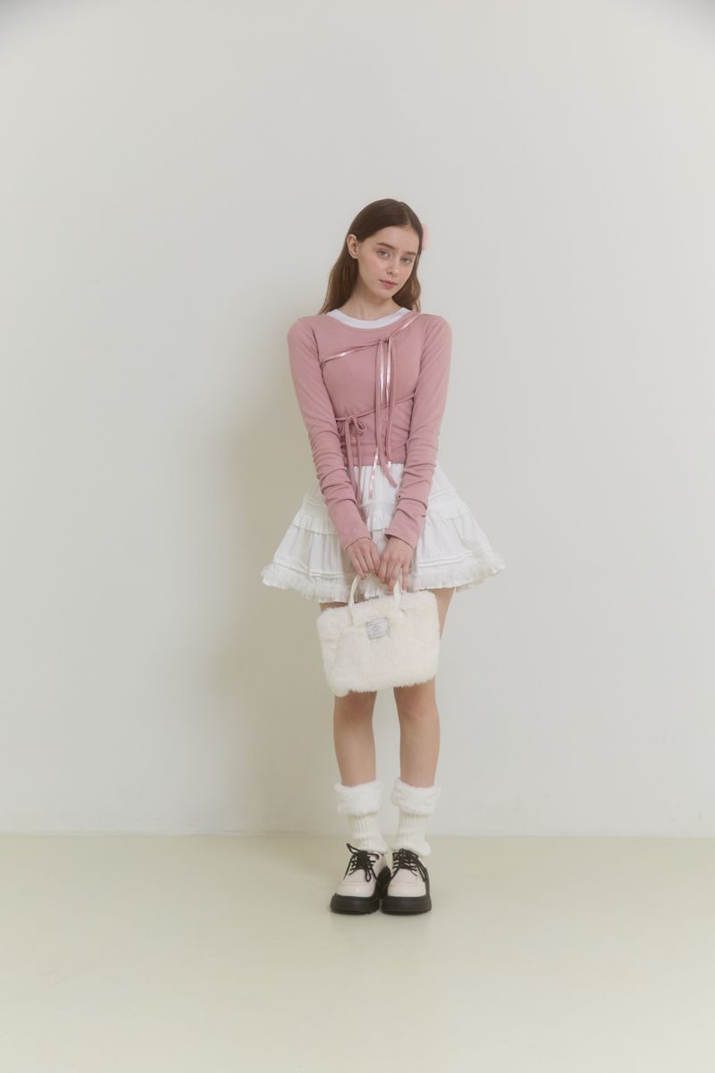 DREAMING BALLET RIBBON TOP