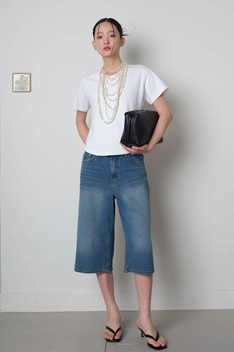 Bermuda Denim Shorts_Blue