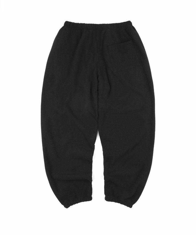 Balloon Sweat Fleece Pants - Black
