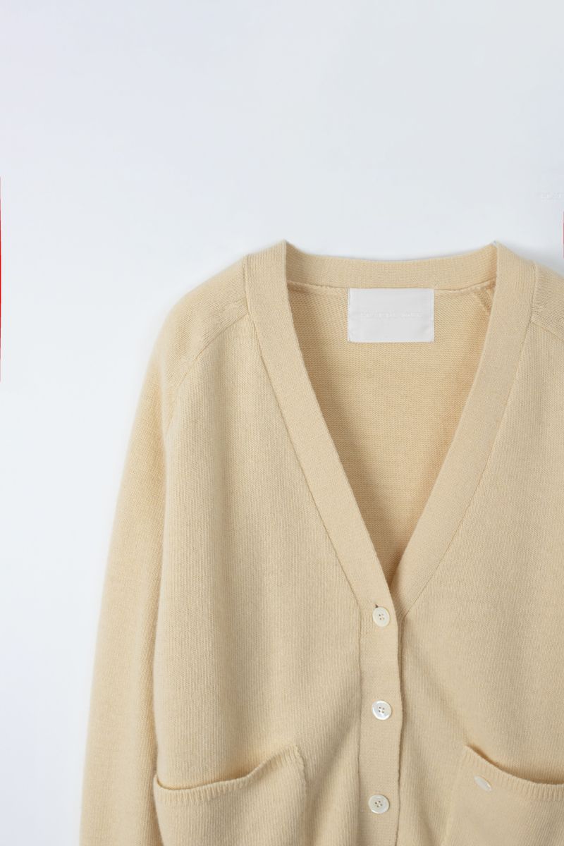 Loose cardigan (Yellow)