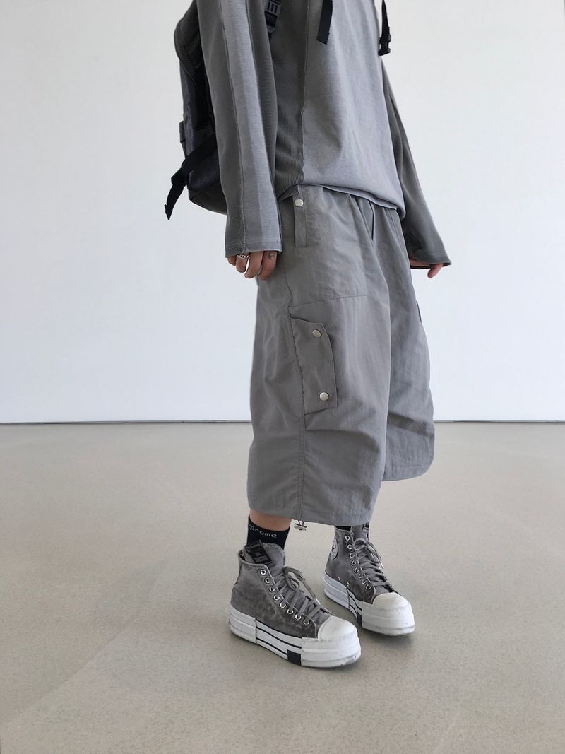 Pore Rivet 8-part Bermuda Pants 3C