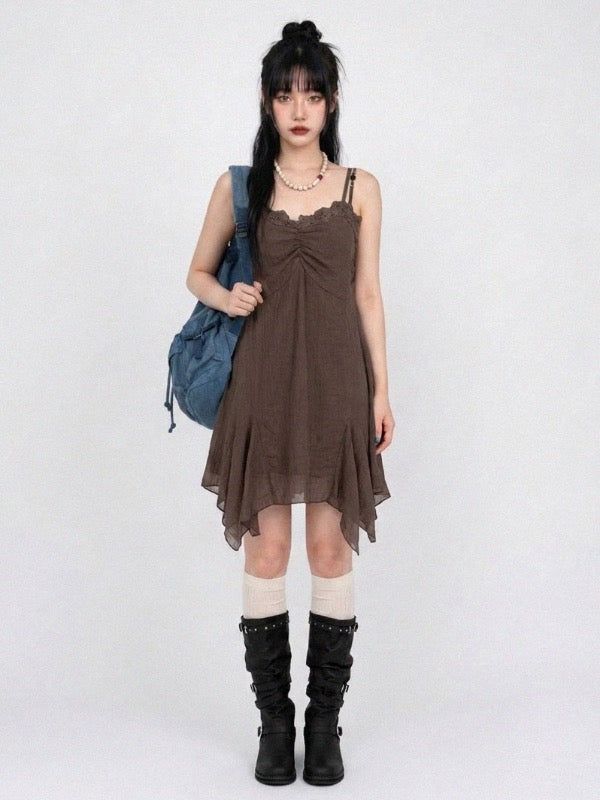 VIVIC（ビビク）の「フェアリーコア レースディテール フレア ミニドレス(2COLORS!)（ワンピース/ドレス）」