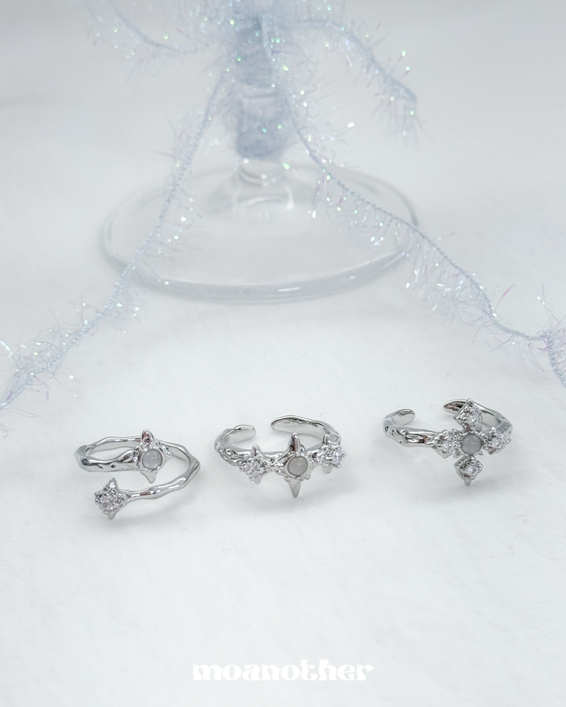 moanother（モノアザー）の「[IVE Liz,NMIXX Jiwoo Pick!] Oriental Vintage Open Ring（Accessories）」