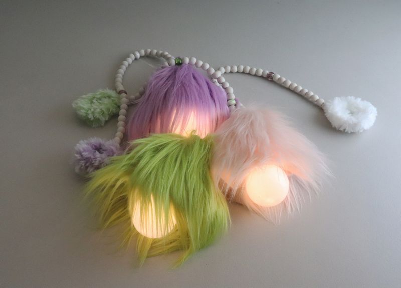 lavender hairy light