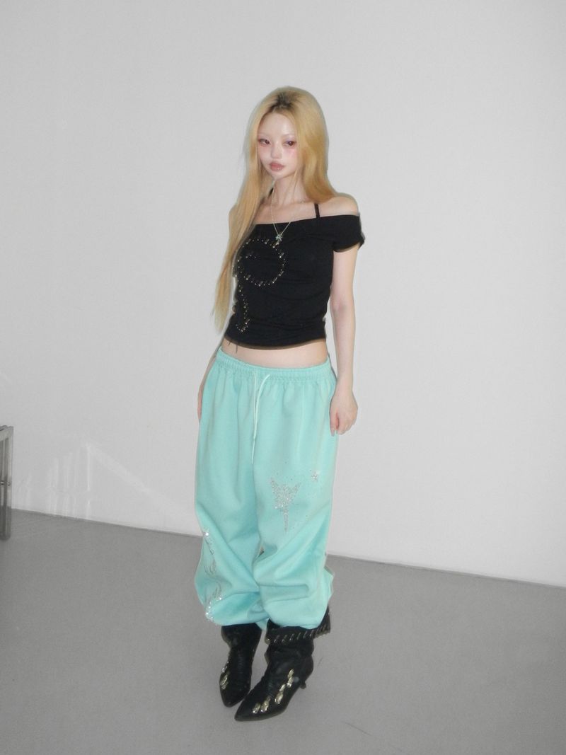 hazel knit crop  bratop(3 color) 