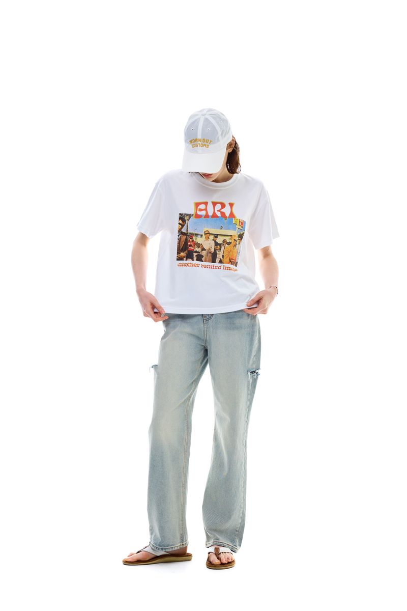 NAUGHTY PRINTING T-SHIRT