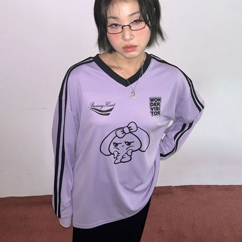 wonder visitor（ワンダービジター）の「PPINTO Jersey LS-T [Lilac]（Tops）」