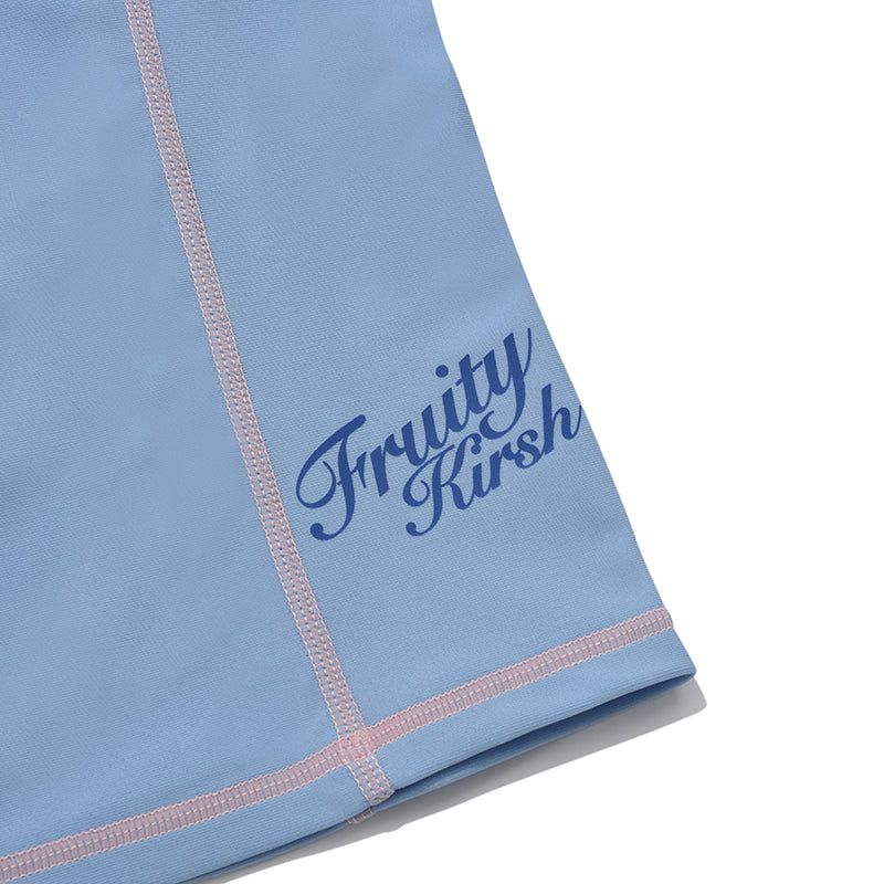 SMALL CHERRY ZIP-UP RASHGUARD [SKY]
