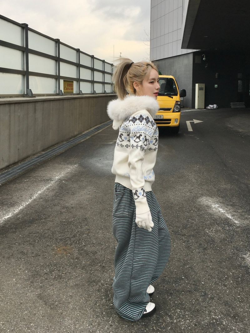 [Ritcore MADE] Striped Fleece Pants (3c)