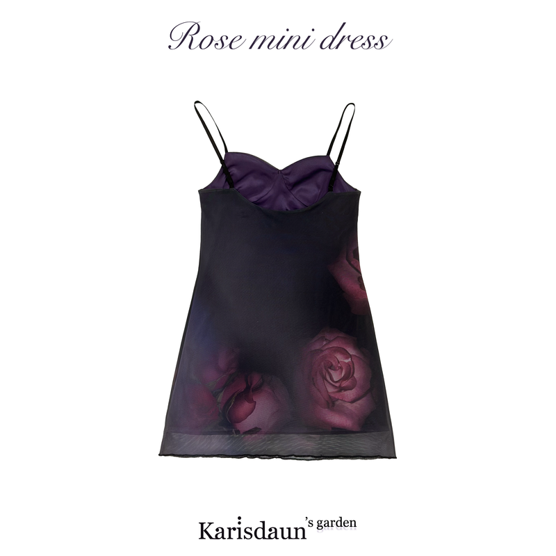 Rose mini dress