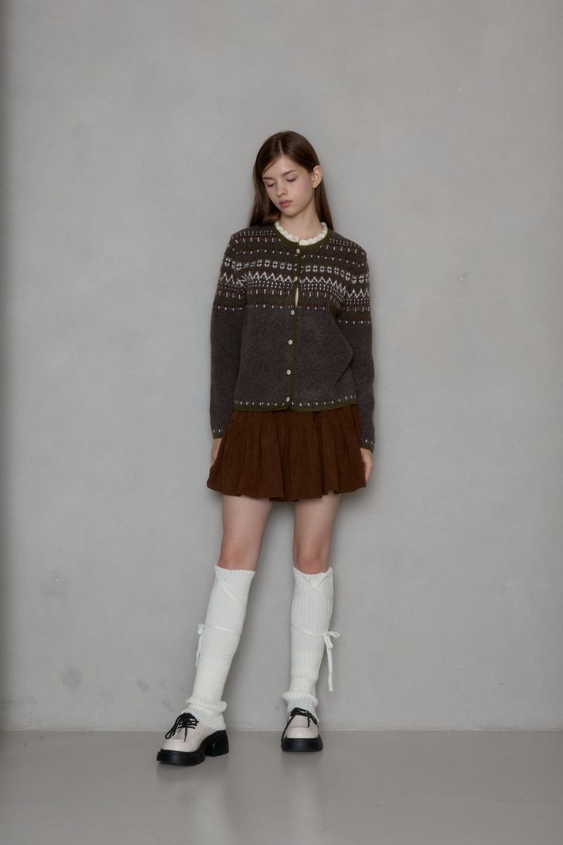 NEAT CORDU GATHER SKIRT