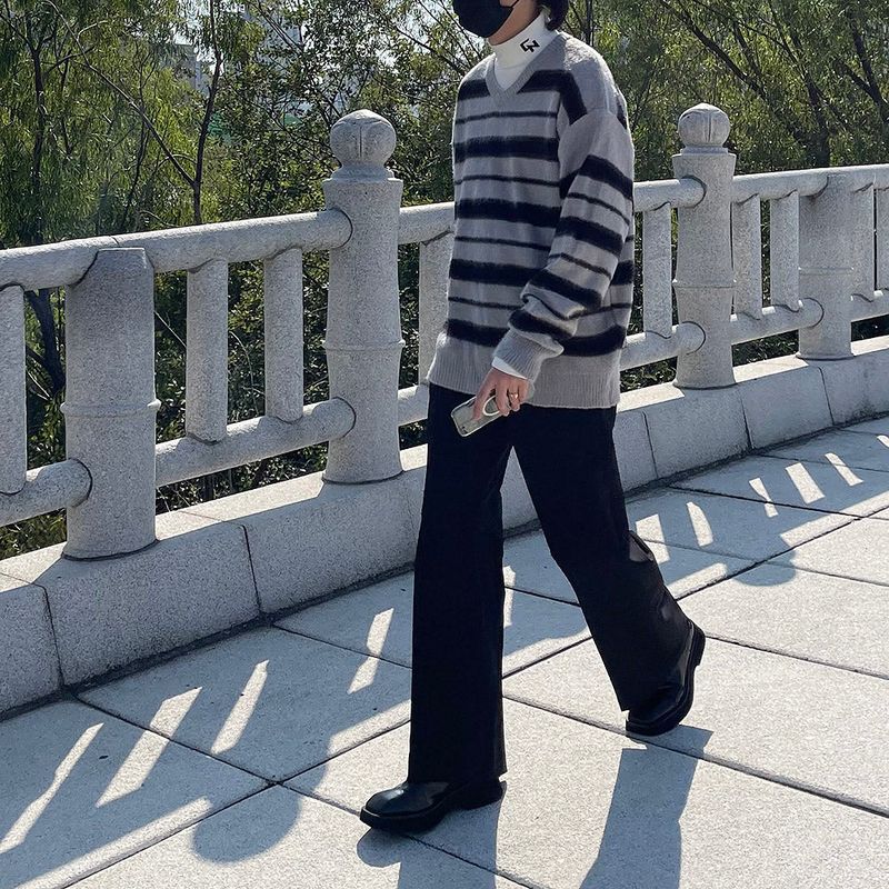 EV Angora Striped Knitwear (2 colors)