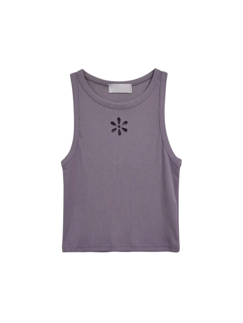 Flower Cut-Out Camisole (3color)