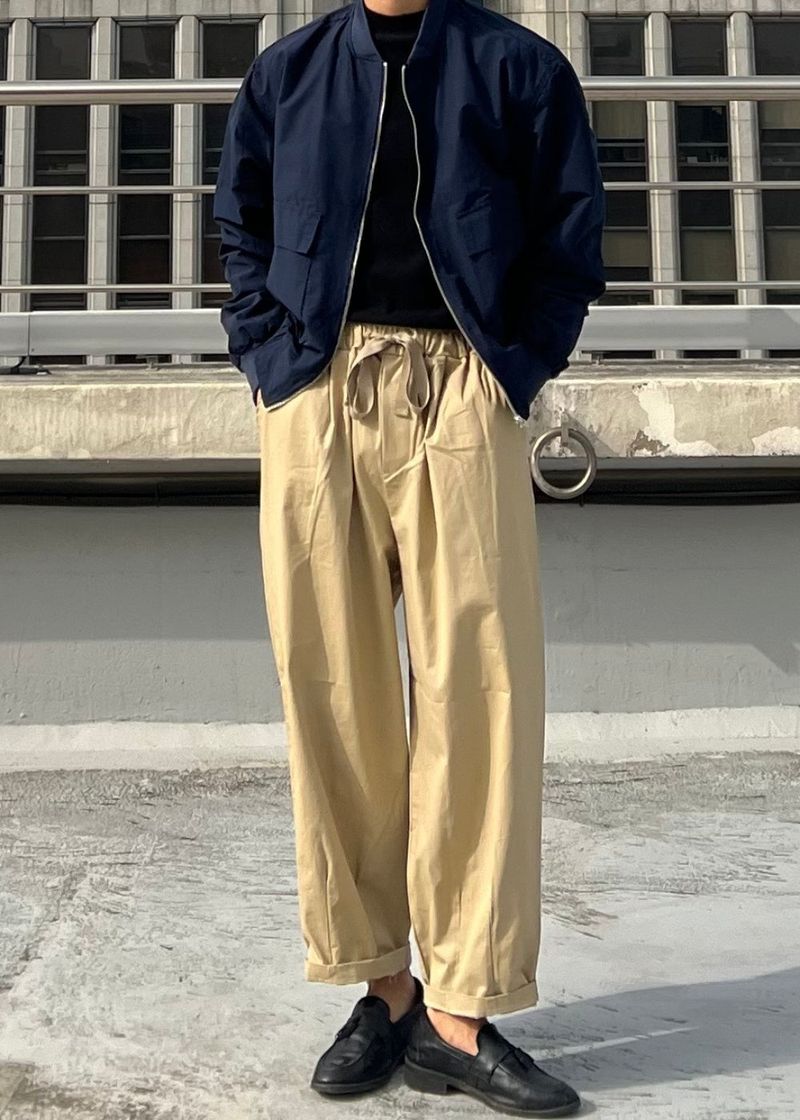 Two-Tuck Balloon Pants 3COLOR