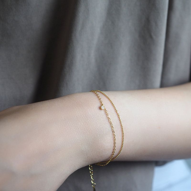 éclater（エクラテ）の「Olivia Double Chain Bracelet（Accessories）」